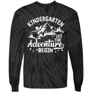 First Day Of Kindergarten 1st Day Of School Kids Teachers Tie-Dye Long Sleeve Shirt