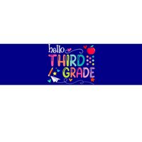 First Day Of Third Grade Teacher Welcome Back To School Gift Bumper Sticker