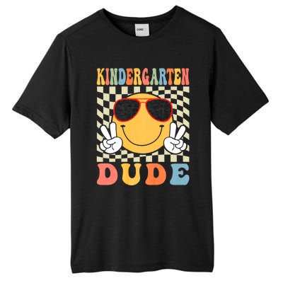 First Day Of School Kindergarten Dude Back To School Tall Fusion ChromaSoft Performance T-Shirt