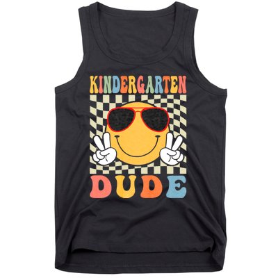 First Day Of School Kindergarten Dude Back To School Tank Top