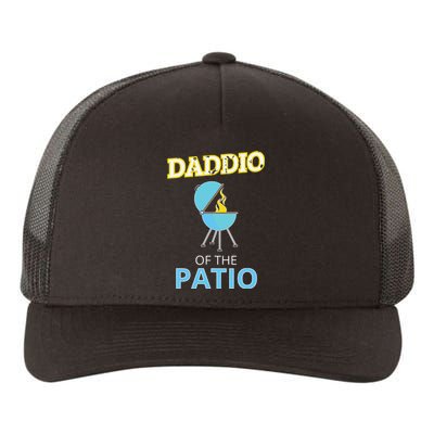 Funny Daddio Of The Patio Fathers Day BBQ Grill Yupoong Adult 5-Panel Trucker Hat