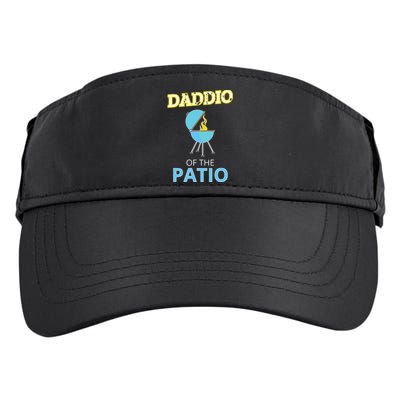 Funny Daddio Of The Patio Fathers Day BBQ Grill Adult Drive Performance Visor