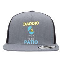 Funny Daddio Of The Patio Fathers Day BBQ Grill Flat Bill Trucker Hat