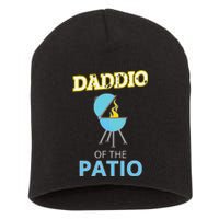 Funny Daddio Of The Patio Fathers Day BBQ Grill Short Acrylic Beanie