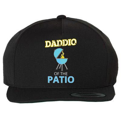 Funny Daddio Of The Patio Fathers Day BBQ Grill Wool Snapback Cap