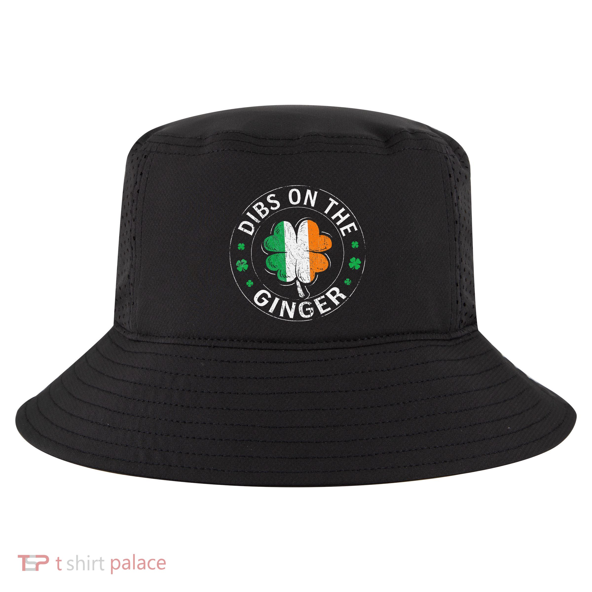 Funny Dibs On The Ginger St Patricks Day Shamrock Cool Comfort Performance Bucket Hat