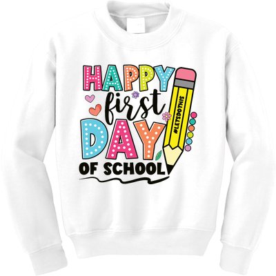 First Day Of School Teachers Gifts Teacher Kids Sweatshirt