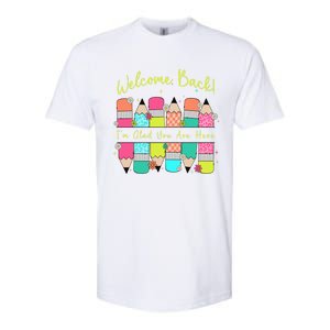 First Day Of School Back To School For Teacher Welcome Back First Day Of School Softstyle CVC T-Shirt