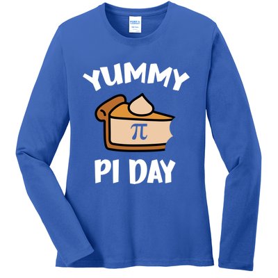 Funny Digits Of Pi Rainbow 3 14 Happy Pi Day Math Teacher Meaningful Gift Ladies Long Sleeve Shirt