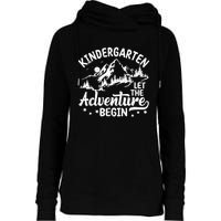 First Day Of Kindergarten 1st Day Of School Kids Teachers Womens Funnel Neck Pullover Hood