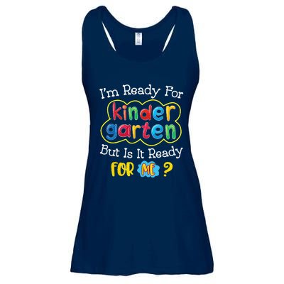 First Day Of Kindergarten Funny Back To School Ladies Essential Flowy Tank