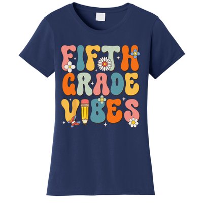 First Day Of School Fifth Grade Vibes Back To School Women's T-Shirt