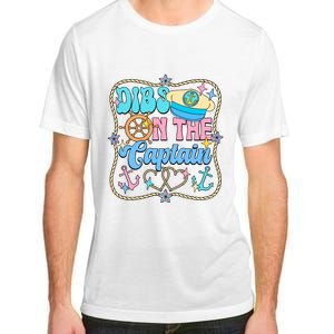 Family Dibs On The Captain Vacation Family Trip Adult ChromaSoft Performance T-Shirt