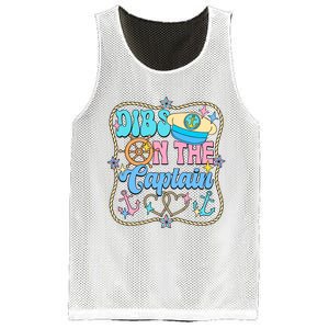 Family Dibs On The Captain Vacation Family Trip Mesh Reversible Basketball Jersey Tank