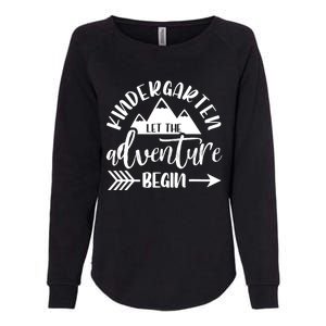 First Day Of Kindergarten 1st Day Let The Adventure Begin Womens California Wash Sweatshirt