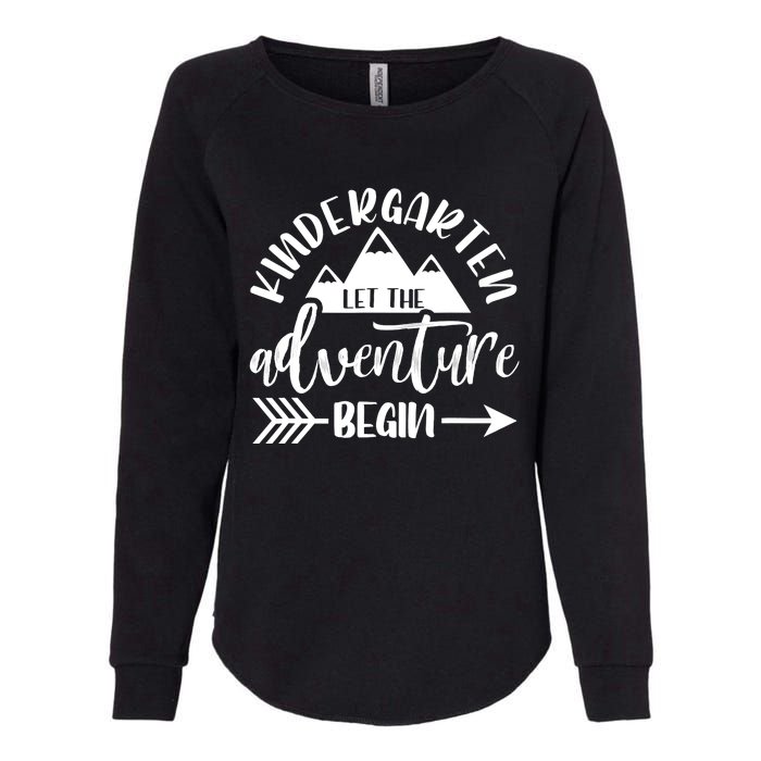 First Day Of Kindergarten 1st Day Let The Adventure Begin Womens California Wash Sweatshirt