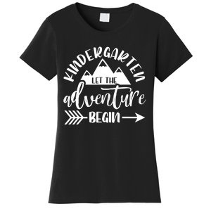 First Day Of Kindergarten 1st Day Let The Adventure Begin Women's T-Shirt