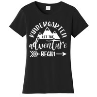 First Day Of Kindergarten 1st Day Let The Adventure Begin Women's T-Shirt