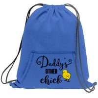 Funny Daddy's Other Chick Dads Other Chick Chicken Design Gift Sweatshirt Cinch Pack Bag