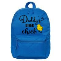 Funny Daddy's Other Chick Dads Other Chick Chicken Design Gift 16 in Basic Backpack