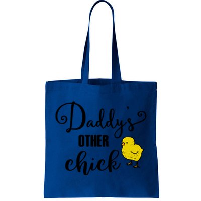 Funny Daddy's Other Chick Dads Other Chick Chicken Design Gift Tote Bag