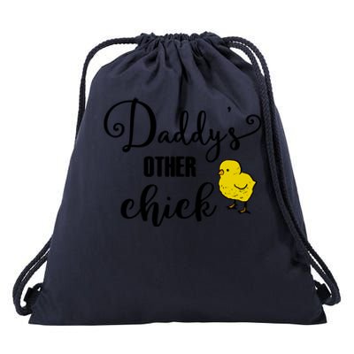 Funny Daddy's Other Chick Dads Other Chick Chicken Design Gift Drawstring Bag