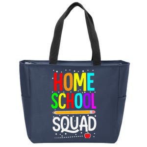 First Day Of School Homeschool Squad Teacher Gift Zip Tote Bag