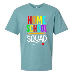 First Day Of School Homeschool Squad Teacher Gift Sueded Cloud Jersey T-Shirt