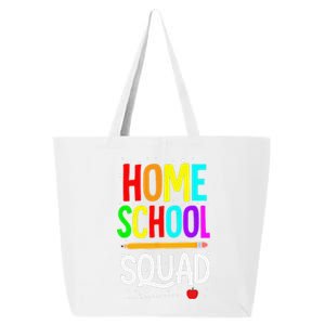 First Day Of School Homeschool Squad Teacher Gift 25L Jumbo Tote