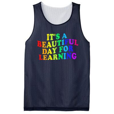 First Day Of School Gift Teacher Students Rainbow Colorful Mesh Reversible Basketball Jersey Tank