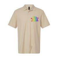 First Day Of School Gift Teacher Students Rainbow Colorful Softstyle Adult Sport Polo