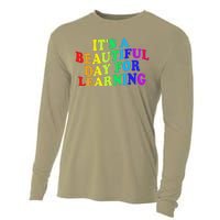 First Day Of School Gift Teacher Students Rainbow Colorful Cooling Performance Long Sleeve Crew