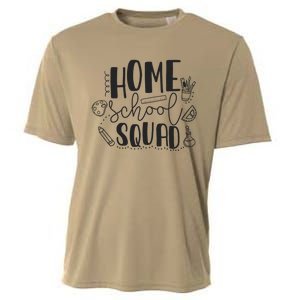 First Day Of School Homeschool Squad Teacher Cooling Performance Crew T-Shirt