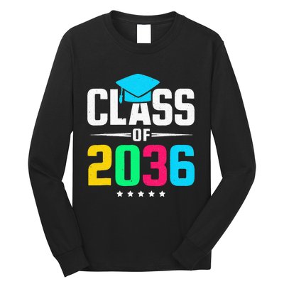 First Day Of School Class Of 2036 Future Graduates Long Sleeve Shirt