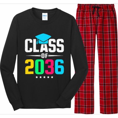 First Day Of School Class Of 2036 Future Graduates Long Sleeve Pajama Set