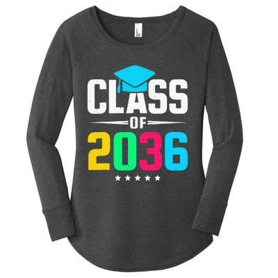 First Day Of School Class Of 2036 Future Graduates Women's Perfect Tri Tunic Long Sleeve Shirt