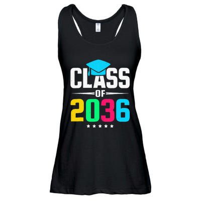 First Day Of School Class Of 2036 Future Graduates Ladies Essential Flowy Tank