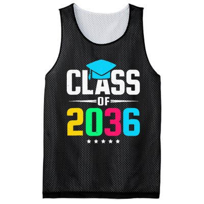 First Day Of School Class Of 2036 Future Graduates Mesh Reversible Basketball Jersey Tank