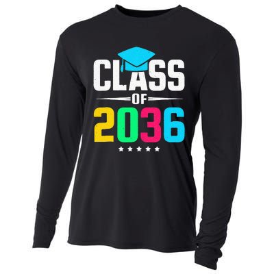 First Day Of School Class Of 2036 Future Graduates Cooling Performance Long Sleeve Crew