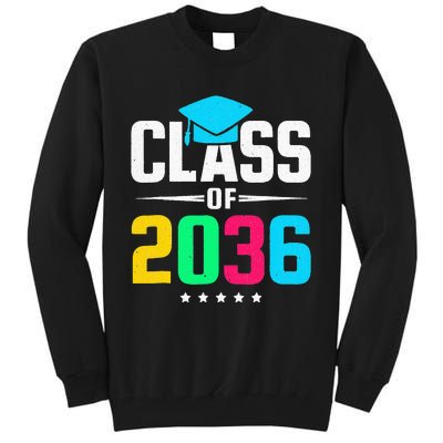 First Day Of School Class Of 2036 Future Graduates Tall Sweatshirt