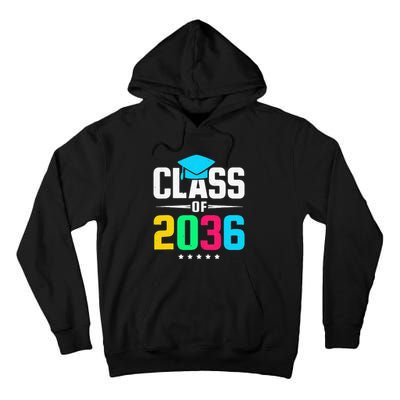 First Day Of School Class Of 2036 Future Graduates Tall Hoodie