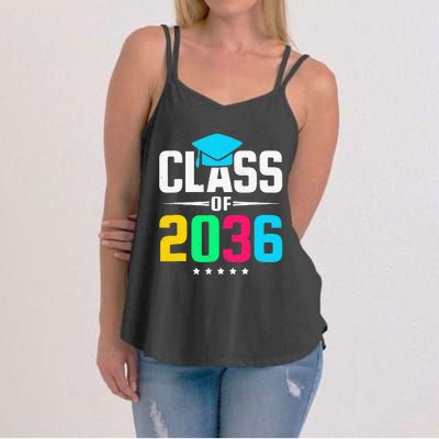 First Day Of School Class Of 2036 Future Graduates Women's Strappy Tank