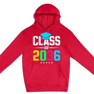 First Day Of School Class Of 2036 Future Graduates Premium Pullover Hoodie