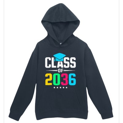 First Day Of School Class Of 2036 Future Graduates Urban Pullover Hoodie