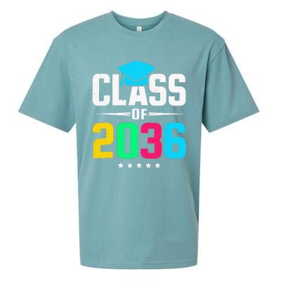 First Day Of School Class Of 2036 Future Graduates Sueded Cloud Jersey T-Shirt