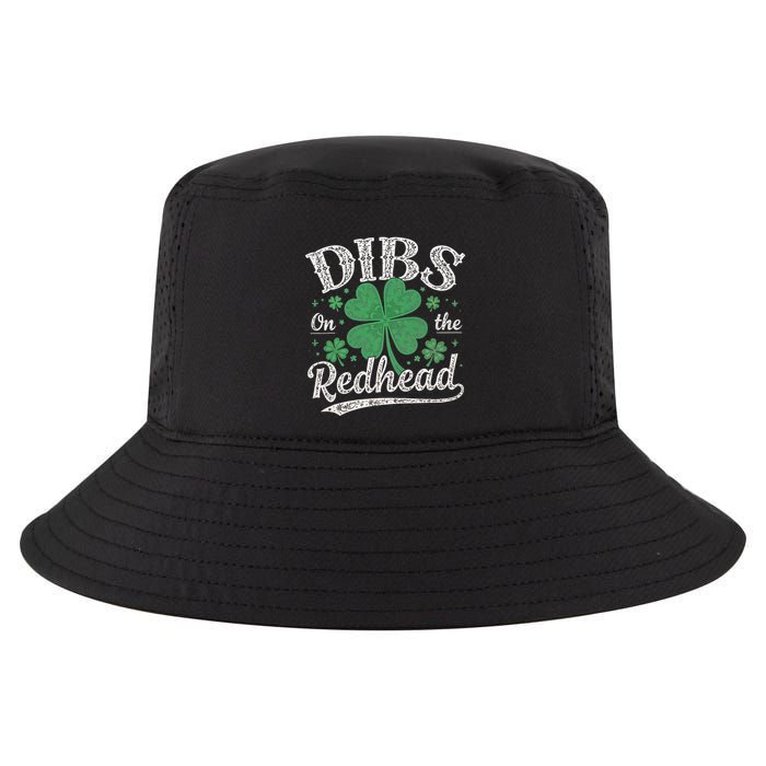 Funny Dibs On The Redhead St Patricks Day Cool Comfort Performance Bucket Hat