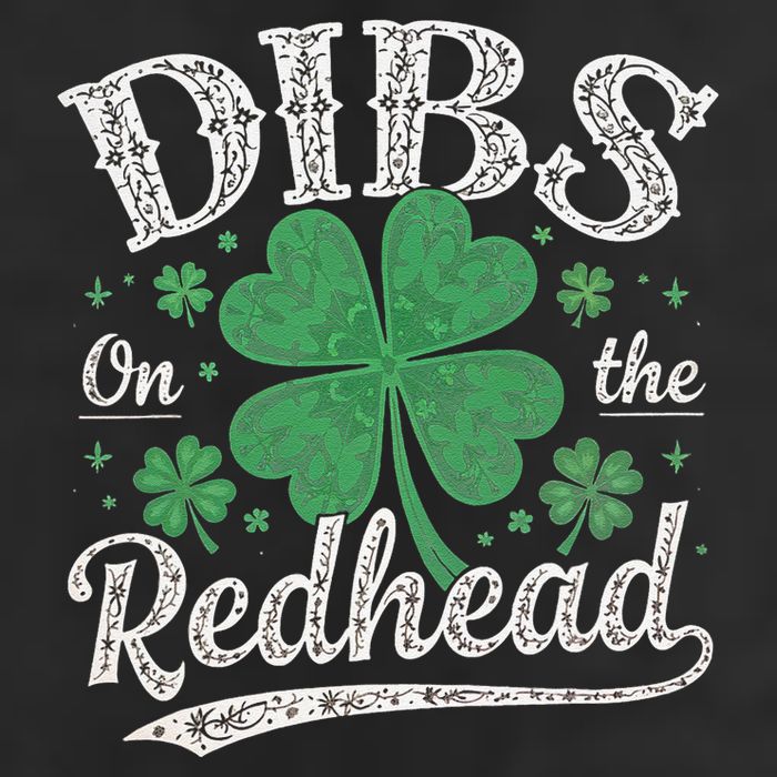 Funny Dibs On The Redhead St Patricks Day Cool Comfort Performance Bucket Hat