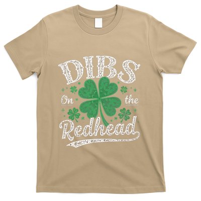 Funny Dibs On The Redhead St Patricks Day T-Shirt