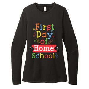 First Day Of School Homeschool Teacher Womens CVC Long Sleeve Shirt