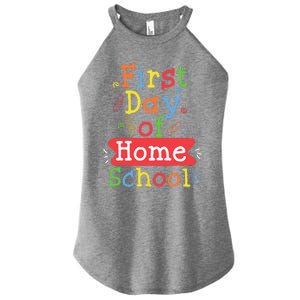 First Day Of School Homeschool Teacher Women's Perfect Tri Rocker Tank